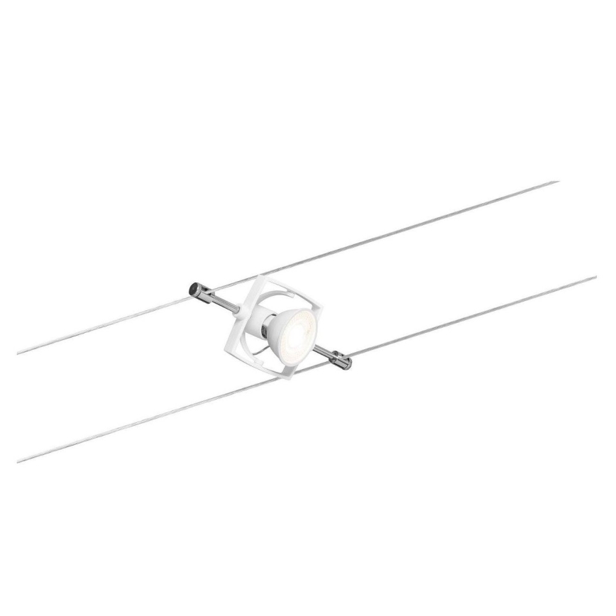 Paulmann 94149 - SET 5xGU5,3/10W Faretto per sistema di corde TECH 230V bianco