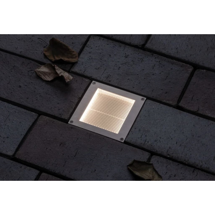 Paulmann 94238 - LED/0,7W IP67 Solar-Einfahrtsleuchte mit Sensor ARON 3,7V