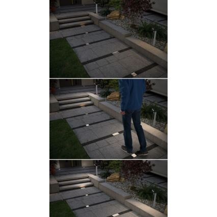 Paulmann 94238 - LED/0,7W IP67 Spot solaire encastrable dans sol ARON 3,7V 650 mAh