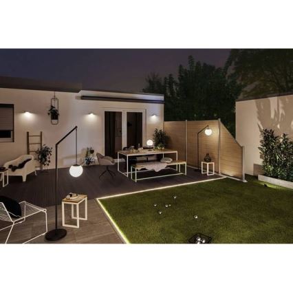 Paulmann 94246 - Luminaire solaire extérieur avec détecteur LED/1,2W IP44 Outdoor solar light with sensor RYSE 3,7V
