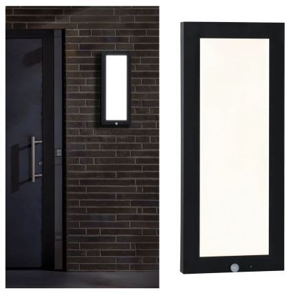 Paulmann 94256_1 - LED/10W IP44 Outdoor-Deckenleuchte mit Sensor 230V