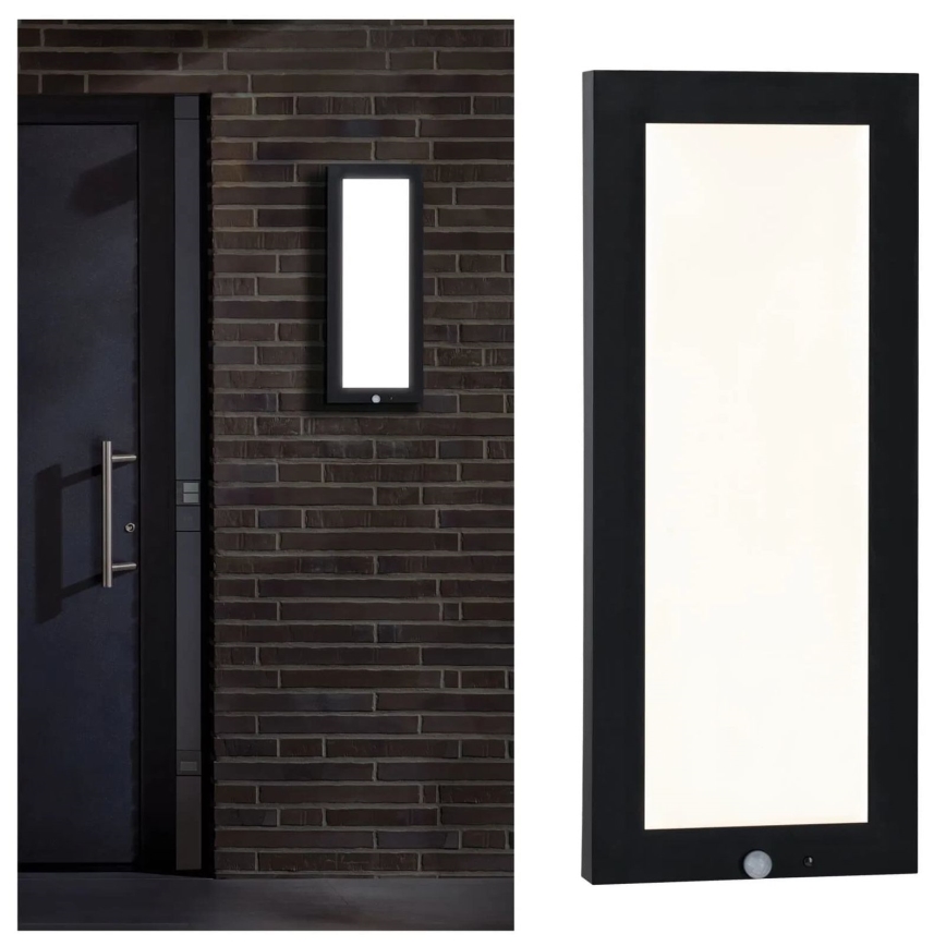 Paulmann 94256_1 - LED/10W IP44 Plafonnier extérieur avec détecteur 230V