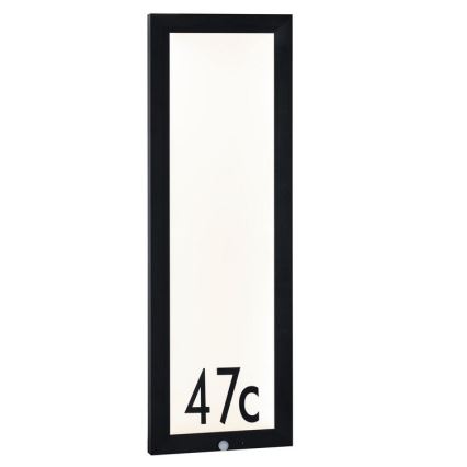 Paulmann 94257 - LED/19W IP44 Numero civico con sensore 230V