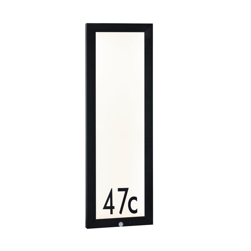 Paulmann 94257 - LED/19W IP44 Numero civico con sensore 230V