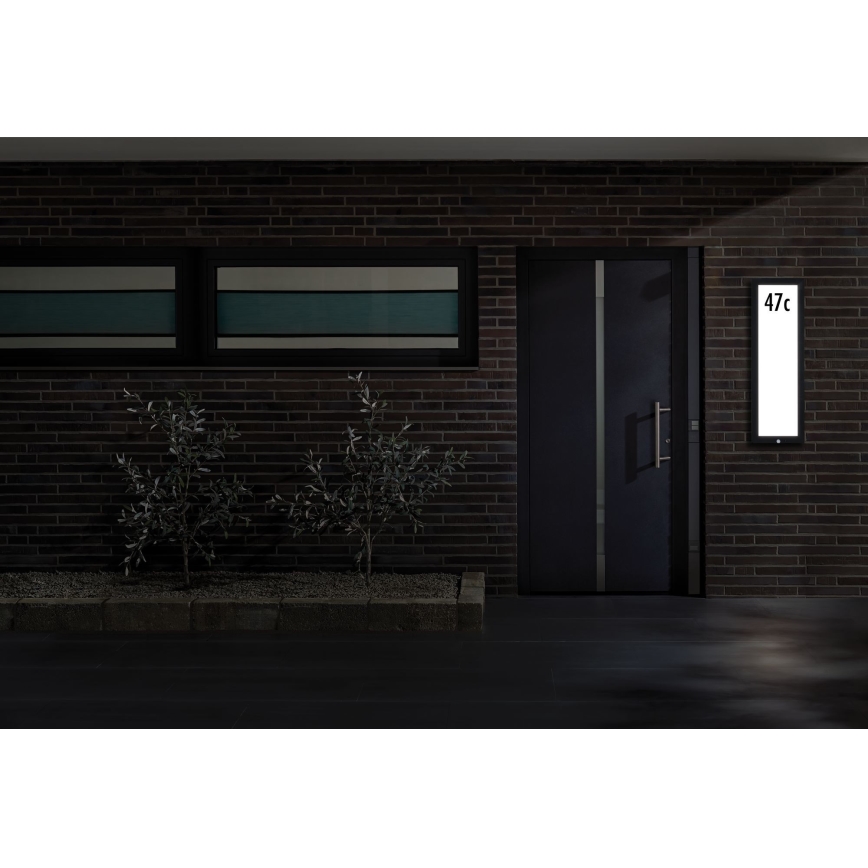 Paulmann 94257 - LED/19W IP44 Numero civico con sensore 230V