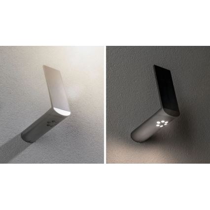 Paulmann 94261 - Applique LED/1,2W IP44 solare con sensore ILIAS 3,7V