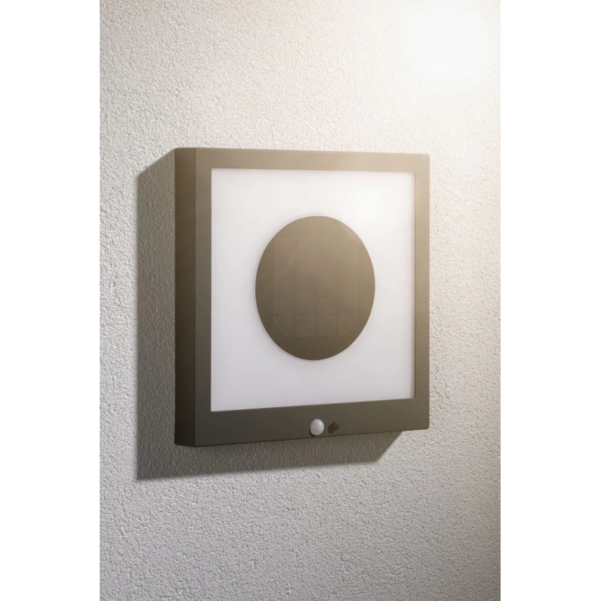 Paulmann 94263 - LED/1,2W IP44 Solar-Wandleuchte mit Sensor TAIJA 3,7V