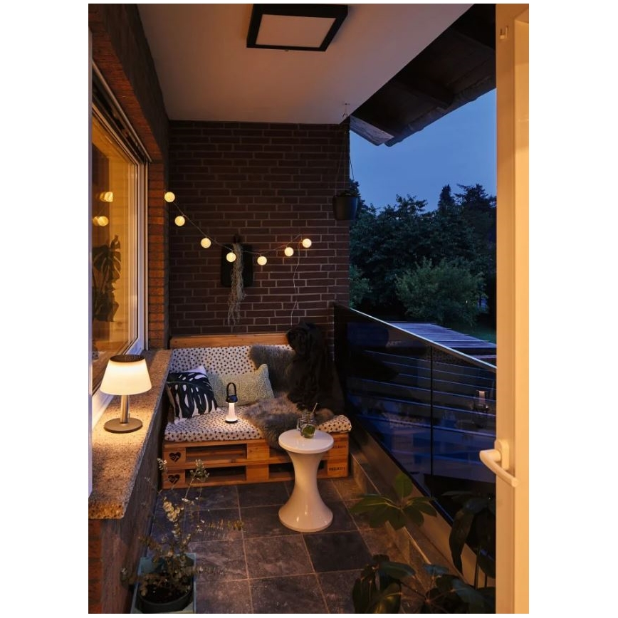 Paulmann 94267 - LED/1,3W IP44 Dimmbare Outdoor-Leuchte CUPULINO 5V 2000 mAh