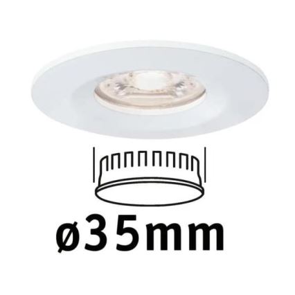 Paulmann 94298 - LED/4W IP44 Spot encastrable salle de bain COIN 230V