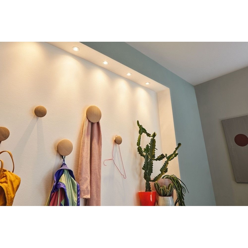 Paulmann 94304 - LED/4W IP44 Lampada da incasso per bagno COIN 230V