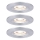 Paulmann 94305 - SET 3xLED/4W IP44 Badezimmer-Einbauleuchte NOVA 230V