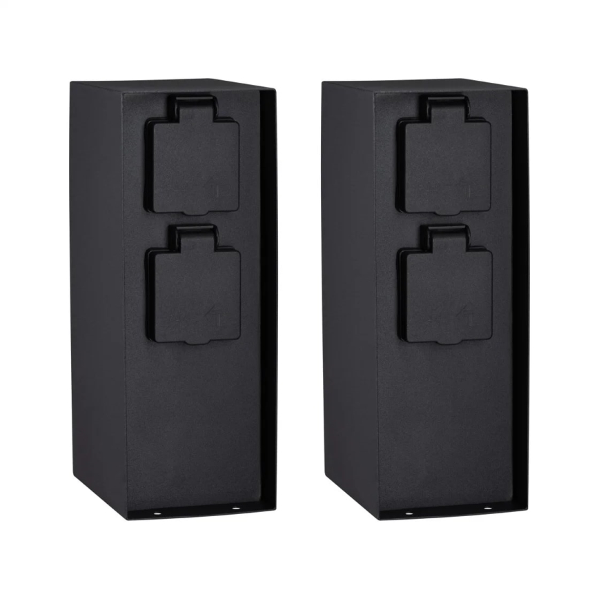 Paulmann 94313 - Colonne de prises extérieur RIO 4Z SCHUKO 230V IP44