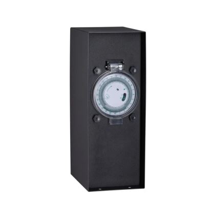Paulmann 94314 - Colonna per prese da esterno con timer 2Z SCHUKO