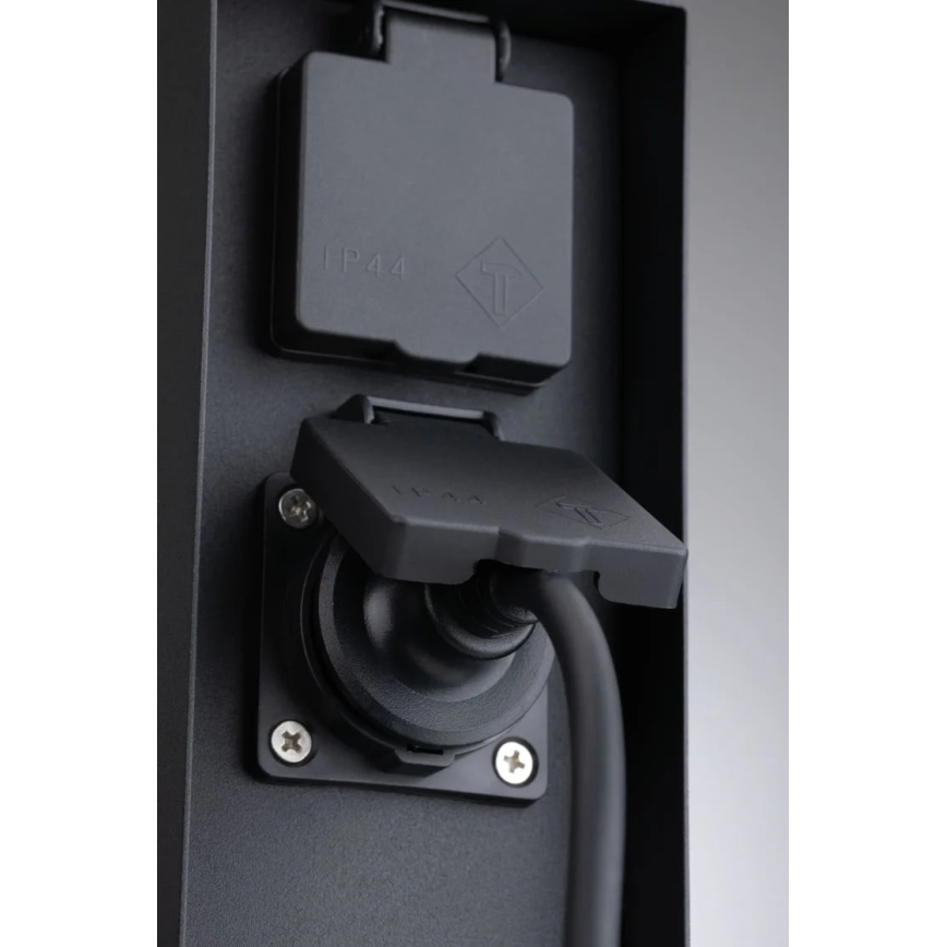 Paulmann 94314 - Colonna per prese da esterno con timer 2Z SCHUKO