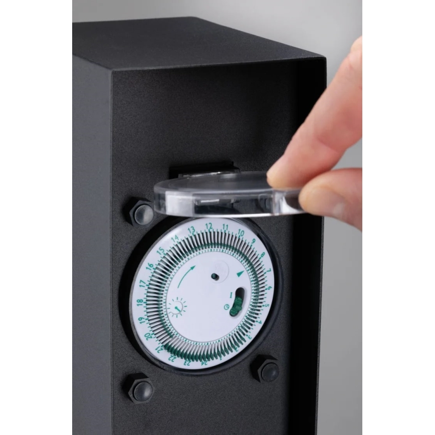 Paulmann 94314 - Colonna per prese da esterno con timer 2Z SCHUKO