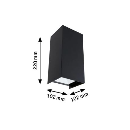 Paulmann 94325 - 2xLED/6,5W IP44 Applique murale d'extérieur FLAME 230V
