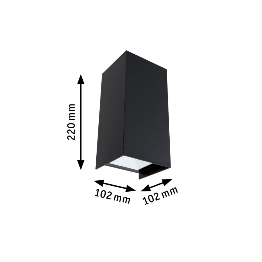 Paulmann 94325 - 2xLED/6,5W IP44 Applique murale d'extérieur FLAME 230V