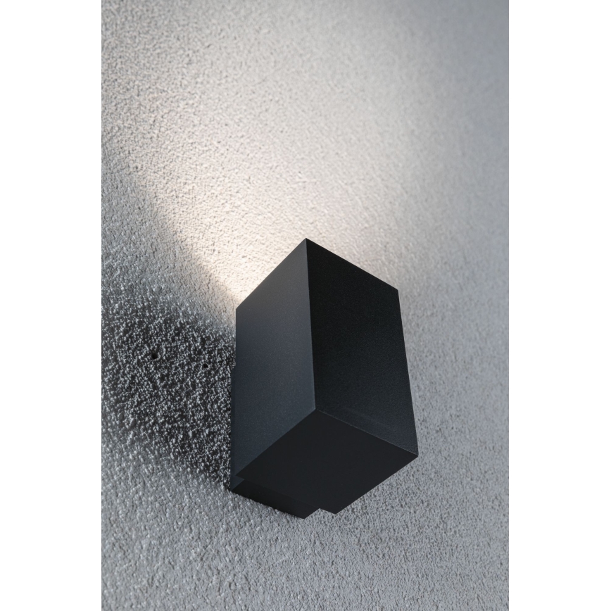 Paulmann 94327 - LED/3,8W IP44 Außenwandleuchte FLAME 230V anthrazit