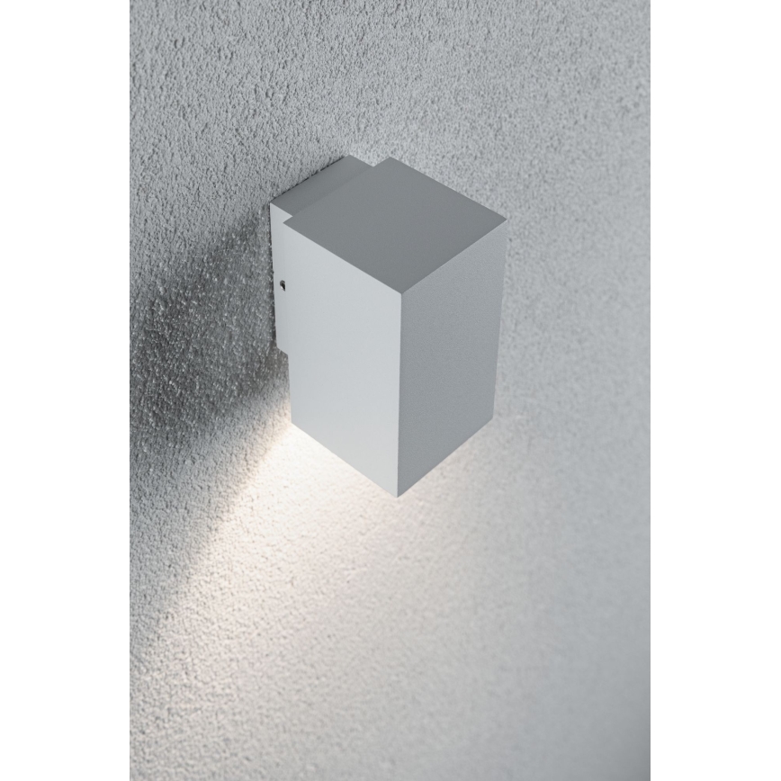 Paulmann 94329 - LED/3,8W IP44 Außenwandleuchte FLAME 230V weiß