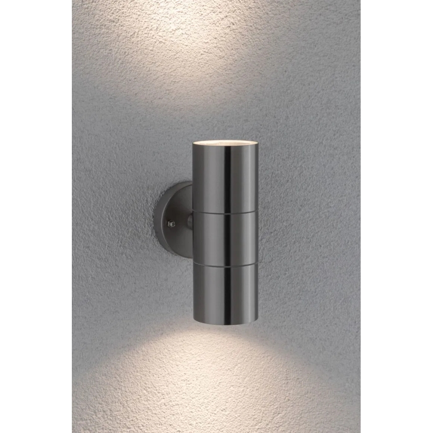 Paulmann 94331 - 2xGU10/10W IP44 Outdoor-Wandleuchte FLAME 230V