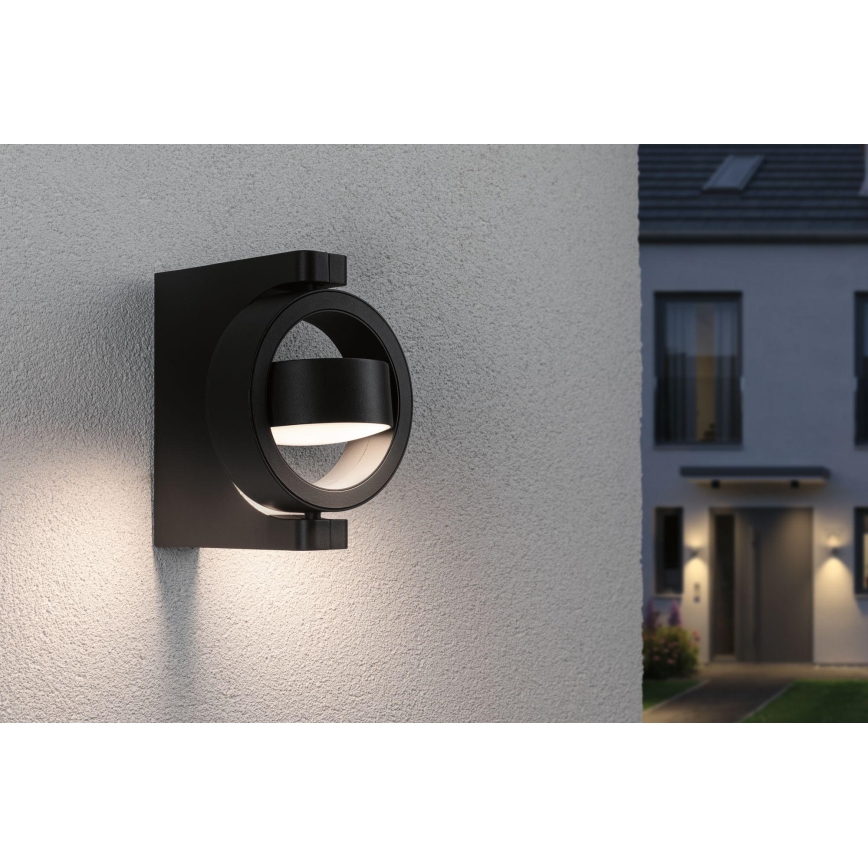 Paulmann 94406 - LED/8W IP44 Applique da esterno SWIVEA 230V