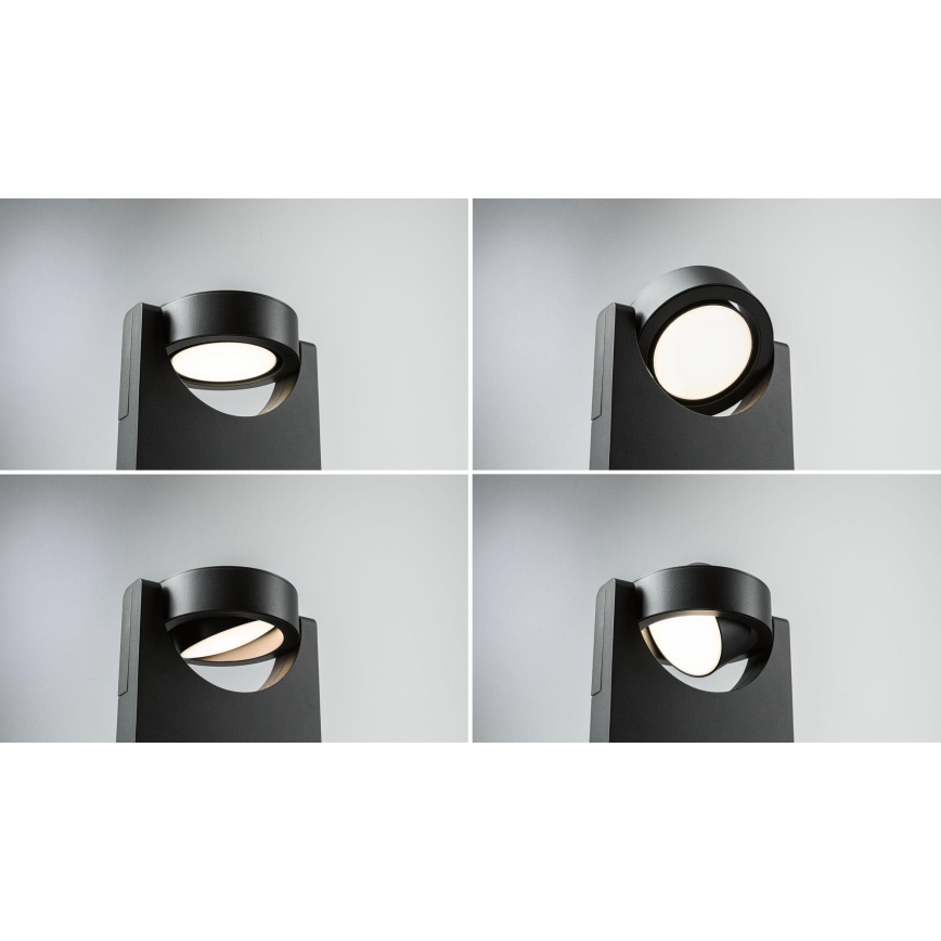 Paulmann 94406 - LED/8W IP44 Applique da esterno SWIVEA 230V