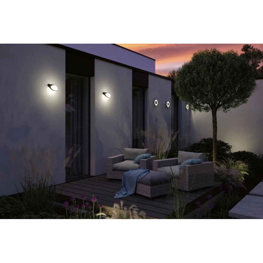 Paulmann 94409 - LED/4W IP44 Outdoor-Wandleuchte CIRCEA 230V