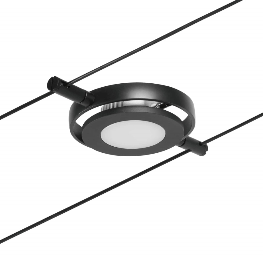 Paulmann 94418 - Set 5xLED/4,5W Sistema completo a cavo ROUNDMAC 230V nero