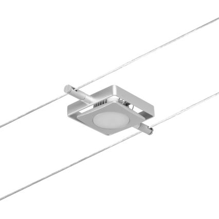 Paulmann 94420 - Kit completo sistema a cavo MAC 230V, 5x LED da 4,5W, cromo opaco