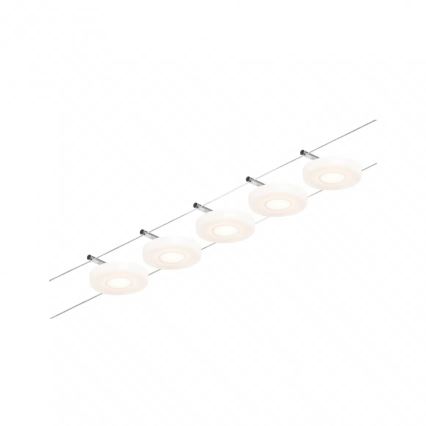 Paulmann 94426 - SET 5xLED/4,5W Faretto per sistema di corde MAC 230V
