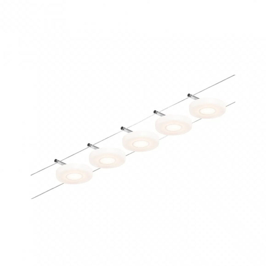 Paulmann 94426 - SET 5xLED/4,5W Faretto per sistema di corde MAC 230V