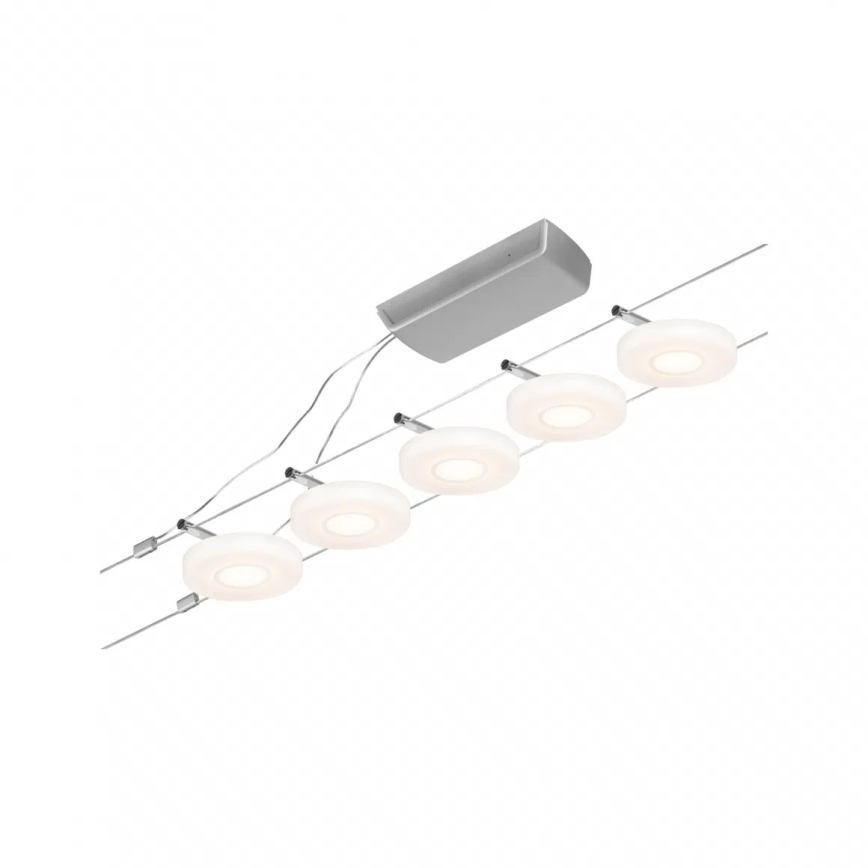 Paulmann 94426 - SET 5xLED/4,5W Faretto per sistema di corde MAC 230V