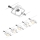 Paulmann 94432 - Set 5xGU5,3/10W Sistema completo a cavo MAC 230V bianco