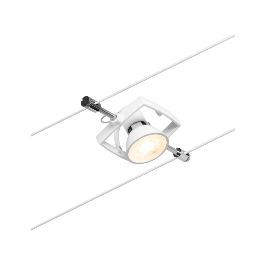 Paulmann 94432 - Set 5xGU5,3/10W Sistema completo a cavo MAC 230V bianco