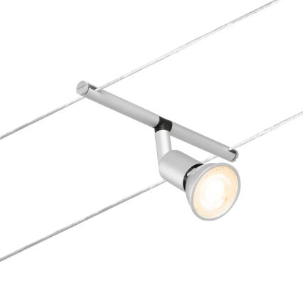 Paulmann 94442 - Kit 5x GU5,3/10W — système complet sur câble SALT 230V, chrome mat