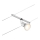 Paulmann 94443 - 1xGU5,3/10W Spot pour système à câbles SALT 12V, chrome mat