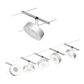 Paulmann 94475 - Set 5xLED/5W Komplettes Seilsystem CIRCLE 230V matt-chrom