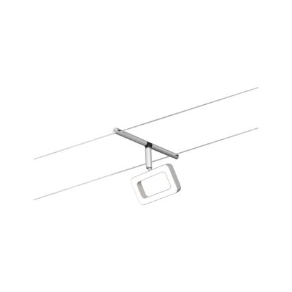 Paulmann 94481 - Lot de 5 spots LED/4,8W pour système à câbles FRAME 230V chromé mat