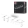 Paulmann 94483 - Set 5xLED/4,8W Komplettes Seilsystem FRAME 230V weiß