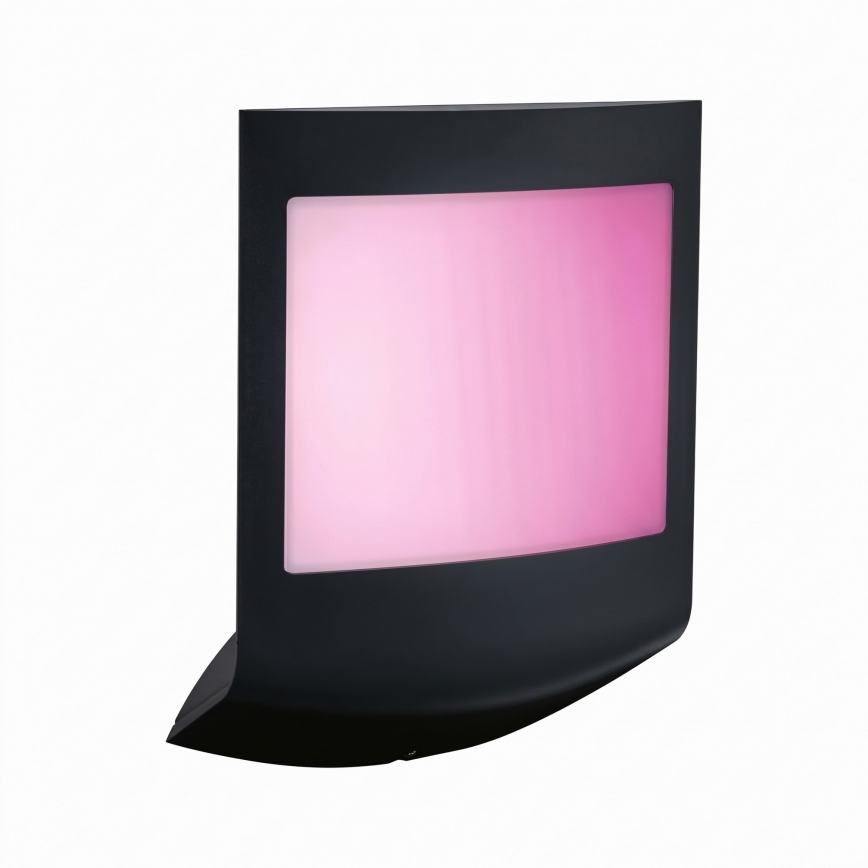 Paulmann 94513 - RGBW LED/8,2W IP44 Applique da esterno dimmerabile con sensore di movimento e sensore crepuscolare PADEA 230V antracite