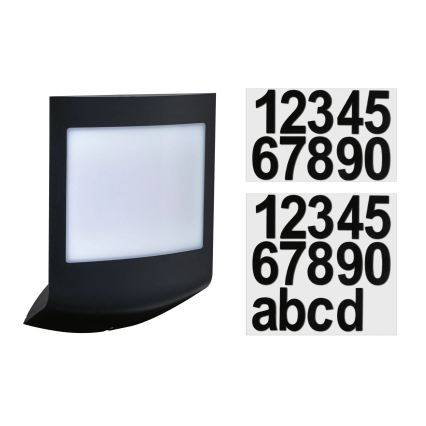 Paulmann 94513 - RGBW LED/8,2W IP44 Applique da esterno dimmerabile con sensore di movimento e sensore crepuscolare PADEA 230V antracite