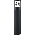 Paulmann 94514 - LED/8,5W IP44 Dimmbares Hausnummernschild mit Bewegungs- und Dämmerungssensor PADEA 230V anthrazit
