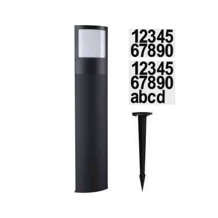 Paulmann 94514 - LED/8,5W IP44 Numero civico dimmerabile con sensore di movimento e sensore crepuscolare PADEA 230V antracite