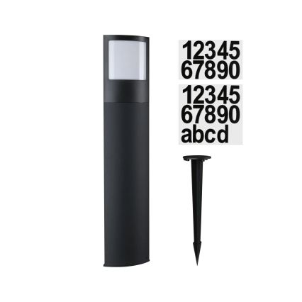Paulmann 94515 - LED/8,5W IP44 Lampada da esterno dimmerabile con sensore di movimento e sensore crepuscolare PADEA 230V antracite