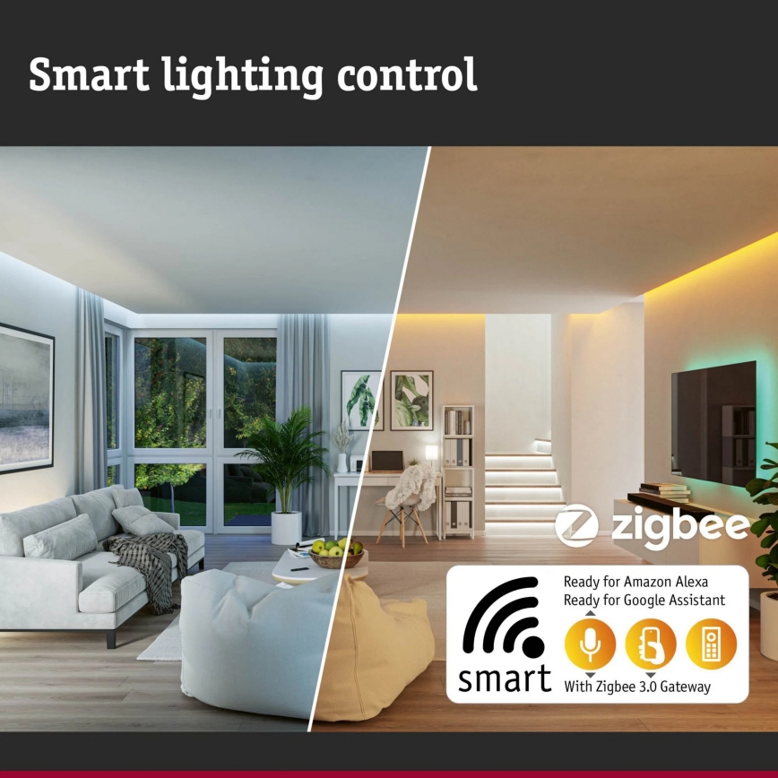 Paulmann 94515 - LED/8,5W IP44 Luminaire pour numéro de maison dimmable avec détecteur de mouvement et capteur crépusculaire PADEA 230V anthracite