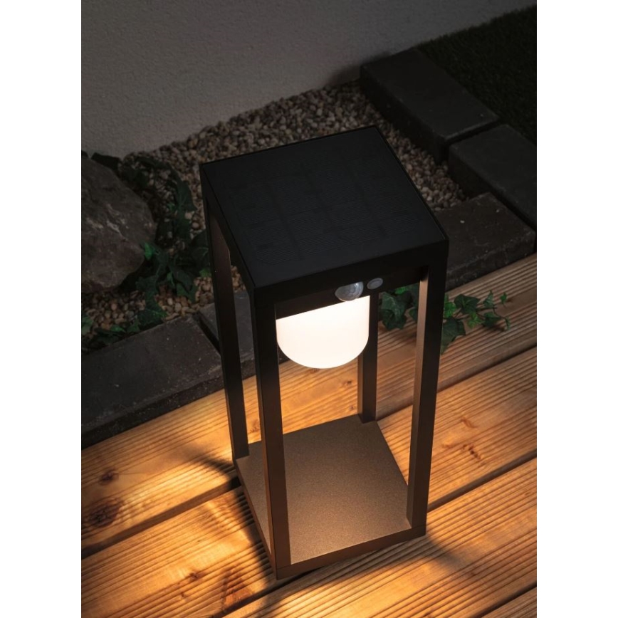 Paulmann 94573 - LED/5,5W IP44 Lampe solaire avec détecteur MARISOL 3,7V 2000 mAh