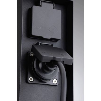 Paulmann 94657 - Multipresa verticale da esterno RIO 2Z SCHUKO 230V IP44