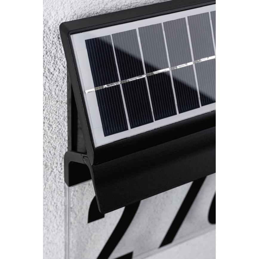 Paulmann 94694 - LED/0,2W IP44 Numero civico solare NEDA 3,7V 1800 mAh