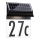 Paulmann 94694 - Numéro de maison solaire LED/0,2W IP44 NEDA 3,7V