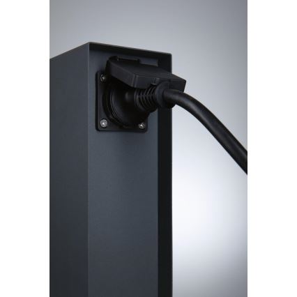 Paulmann 94700 - Multipresa verticale da esterno RIO 2Z SCHUKO 230V IP44